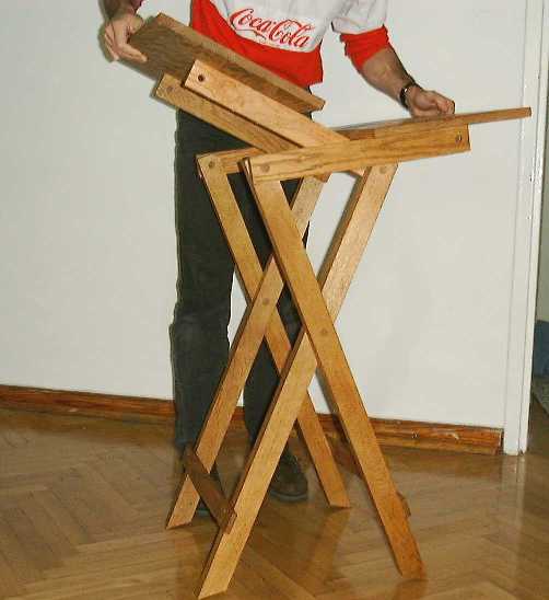 Как сделать раскладной стул из реек